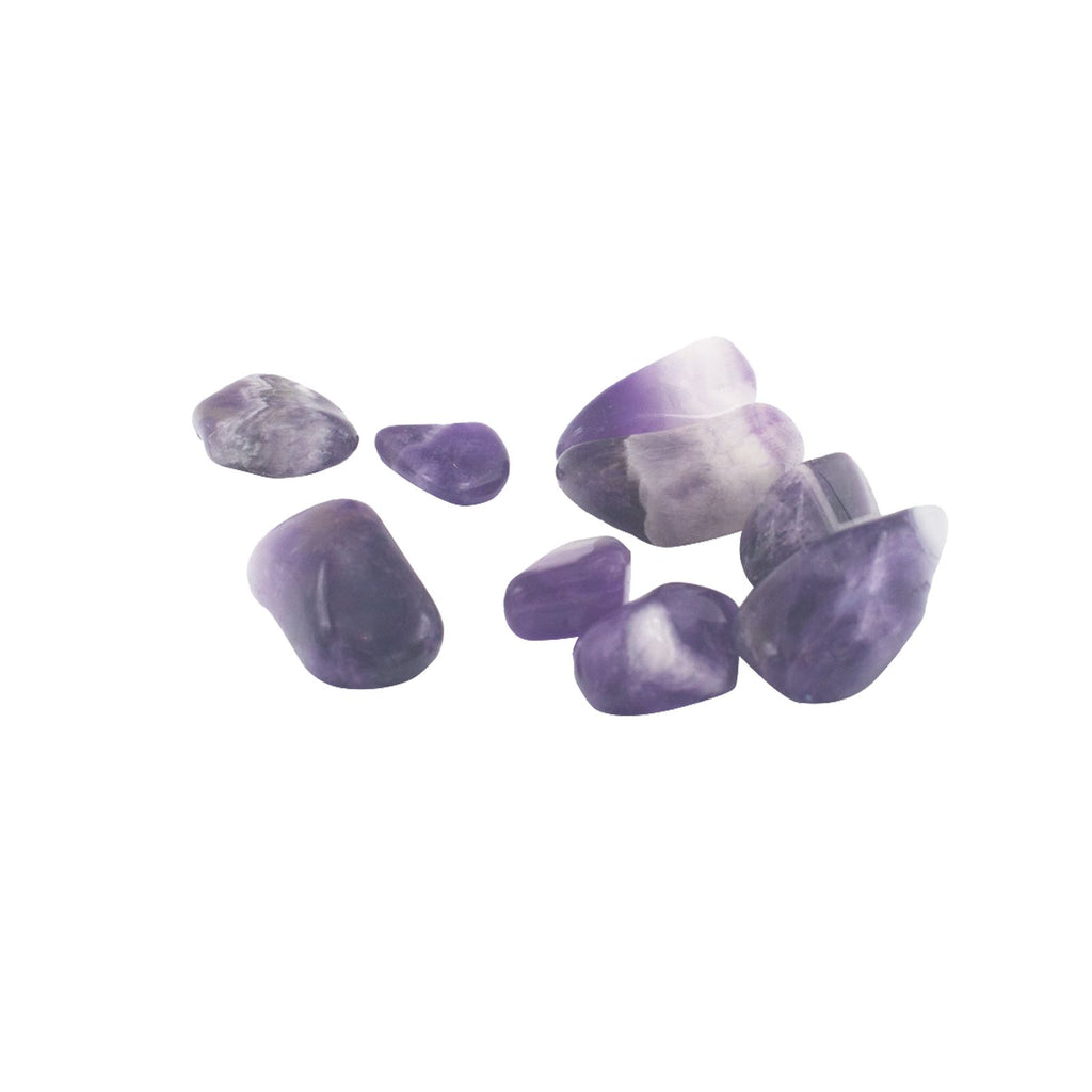 Pack of 24 Banded Amethyst Tumble Stones Medium B Grade – view 5