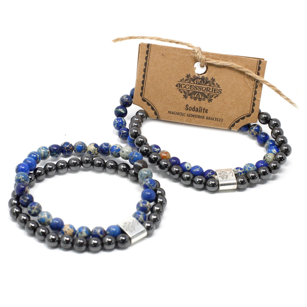 Magnetic Gemstone Bracelet - Sodalite – view 5