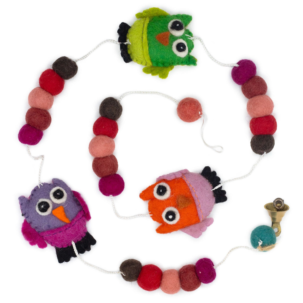 Felt Wall Hanging 110cm - Owls, Random Colours – view 5