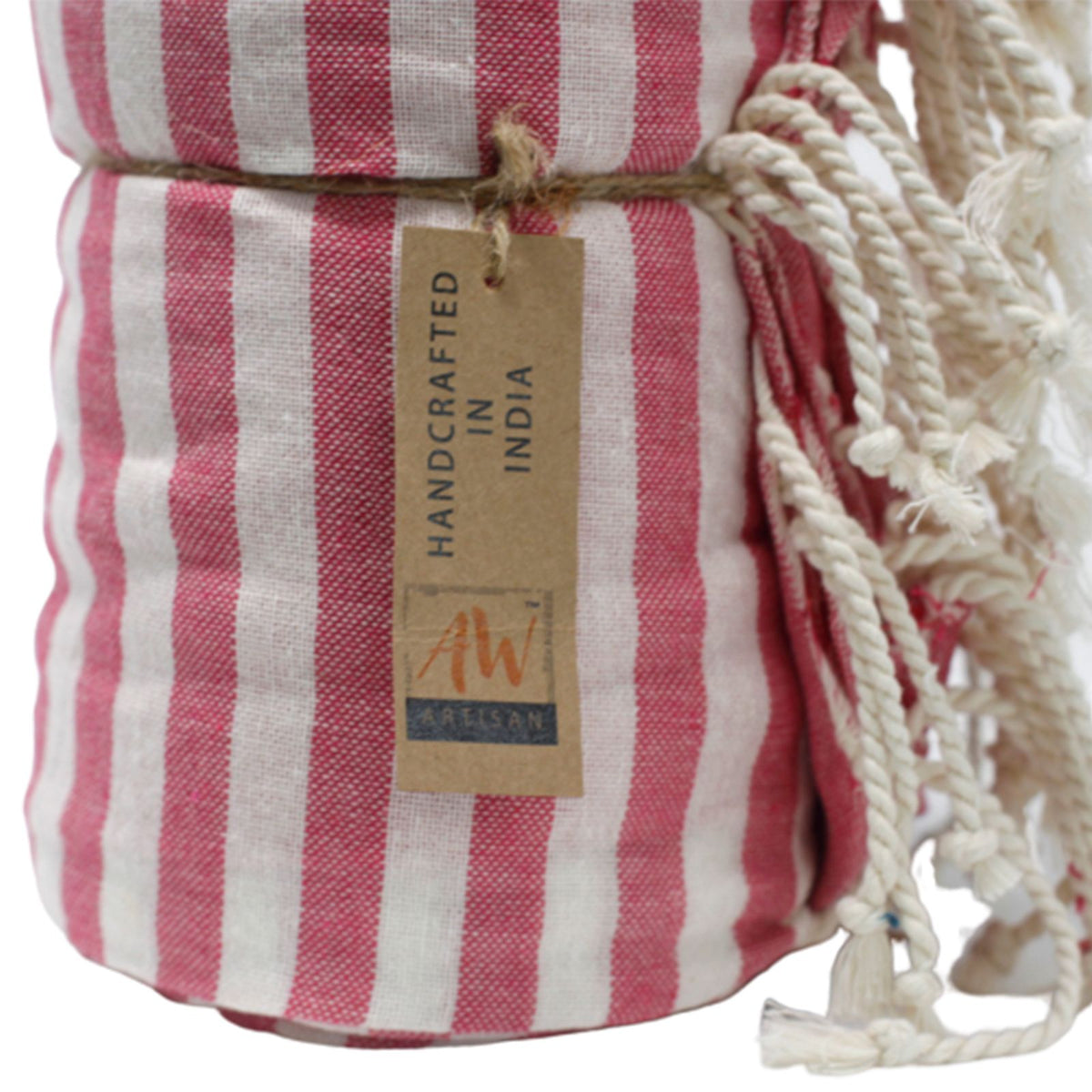 Cotton Pareo Towel - 100x180 cm - Hot Pink – view 4