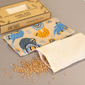 Lavender Eye Pillow with Gift Box - Lazy Sloth Print