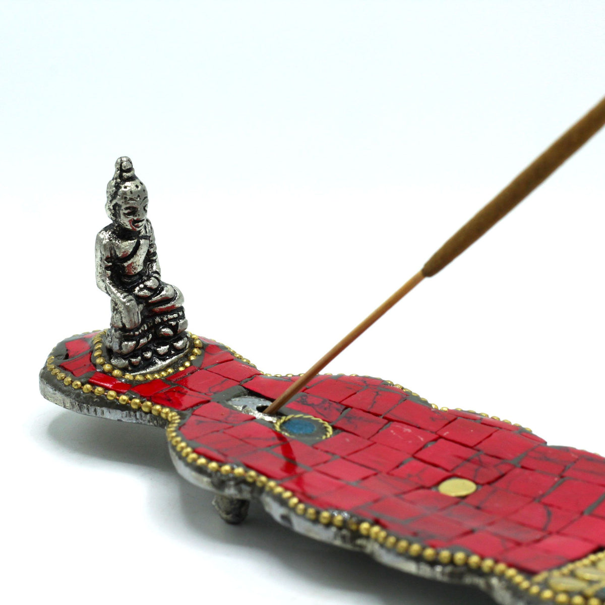 Buddha Long Dagger Tibetan Incense Holder – view 2