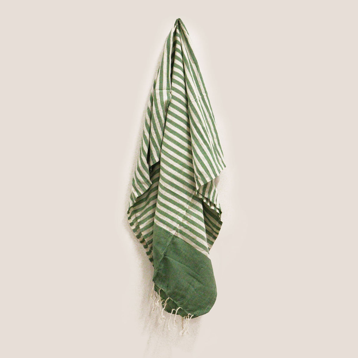 Cotton Pareo Throw - 100x180 cm - Picnic Green – view 2