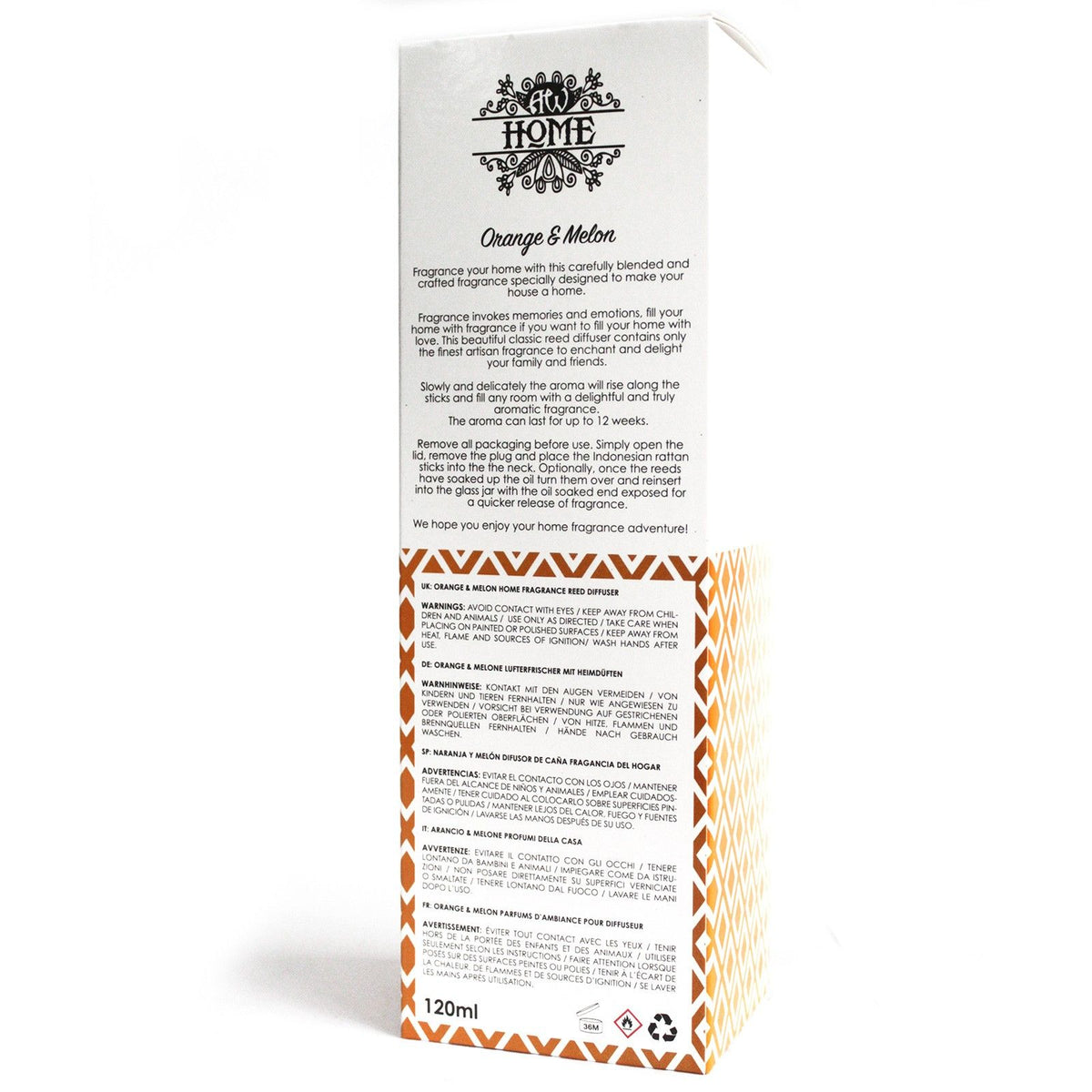 Reed Diffuser 120ml - Orange & Melon – view 2