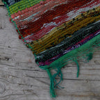 Luxury Rag Rug, Green - 151 x 90cm – view 7