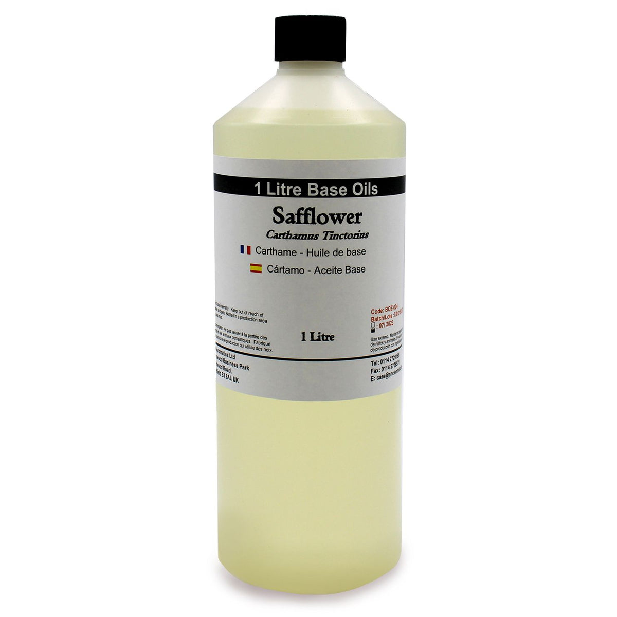 Safflower Base Oil - 1 Litre