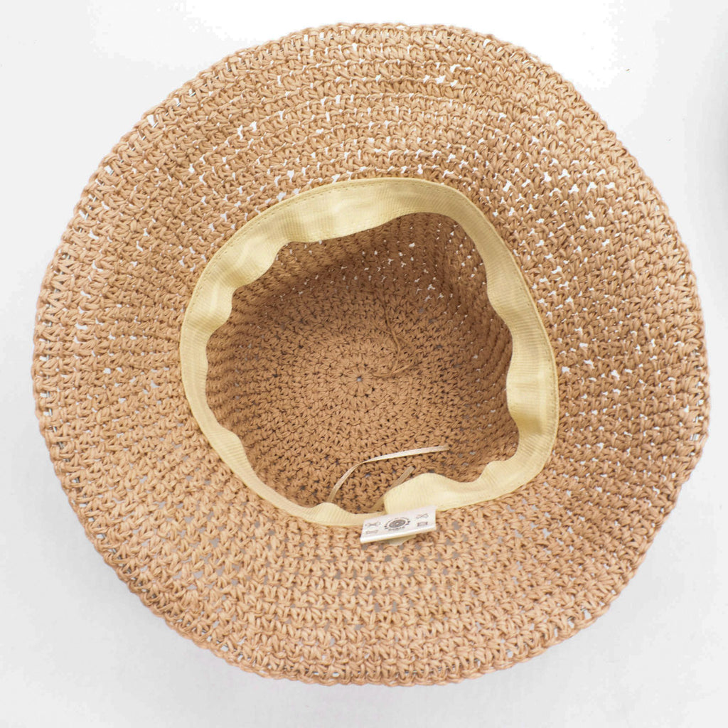 Nomad Sari Floppy Straw Sun Hat - Rose Blush – view 7