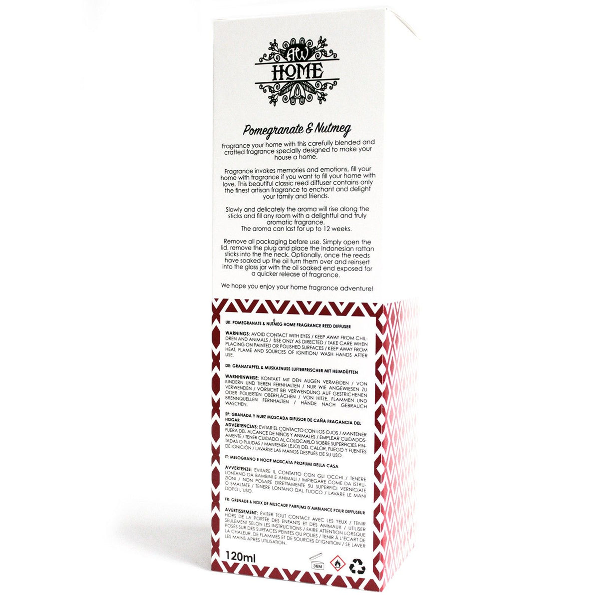120ml Reed Diffuser - Pomegranate & Nutmeg – view 3