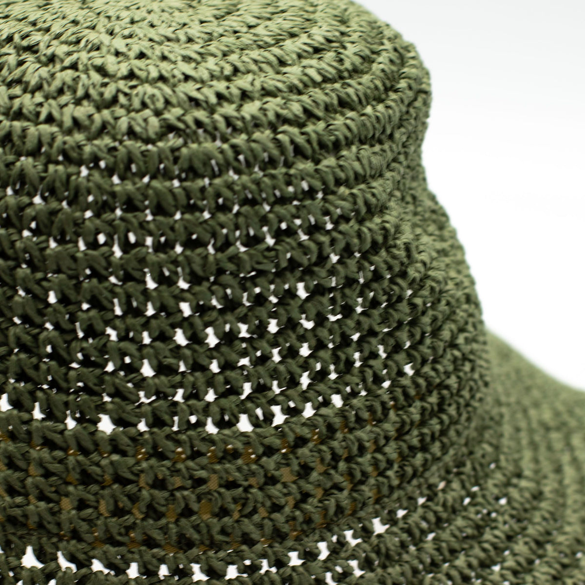 Nomad Sari Floppy Straw Sun Hat - Moss Green – view 2