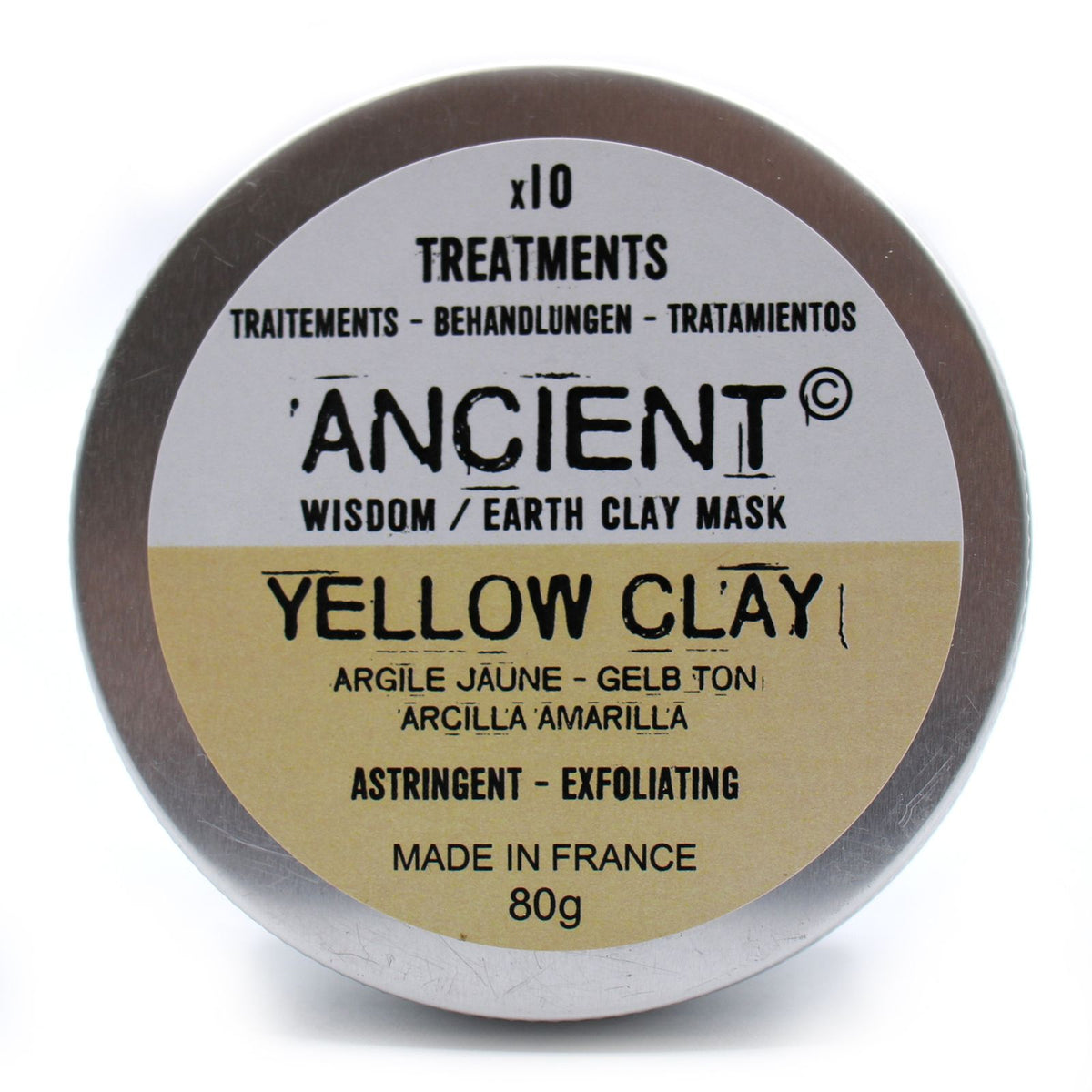 Yellow Clay Face Mask Powder 80g – view 4