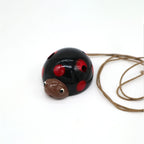 Ceramic Ocarina - Ladybird Design – view 3