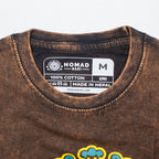 Nomad Sari Stonewashed T-Shirt - Sun & Zodiac - Brown - Medium – view 3