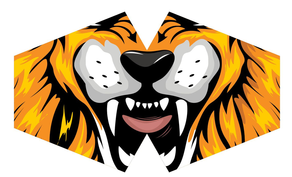 Reusable Tiger Print Face Covering for Adults – view 6