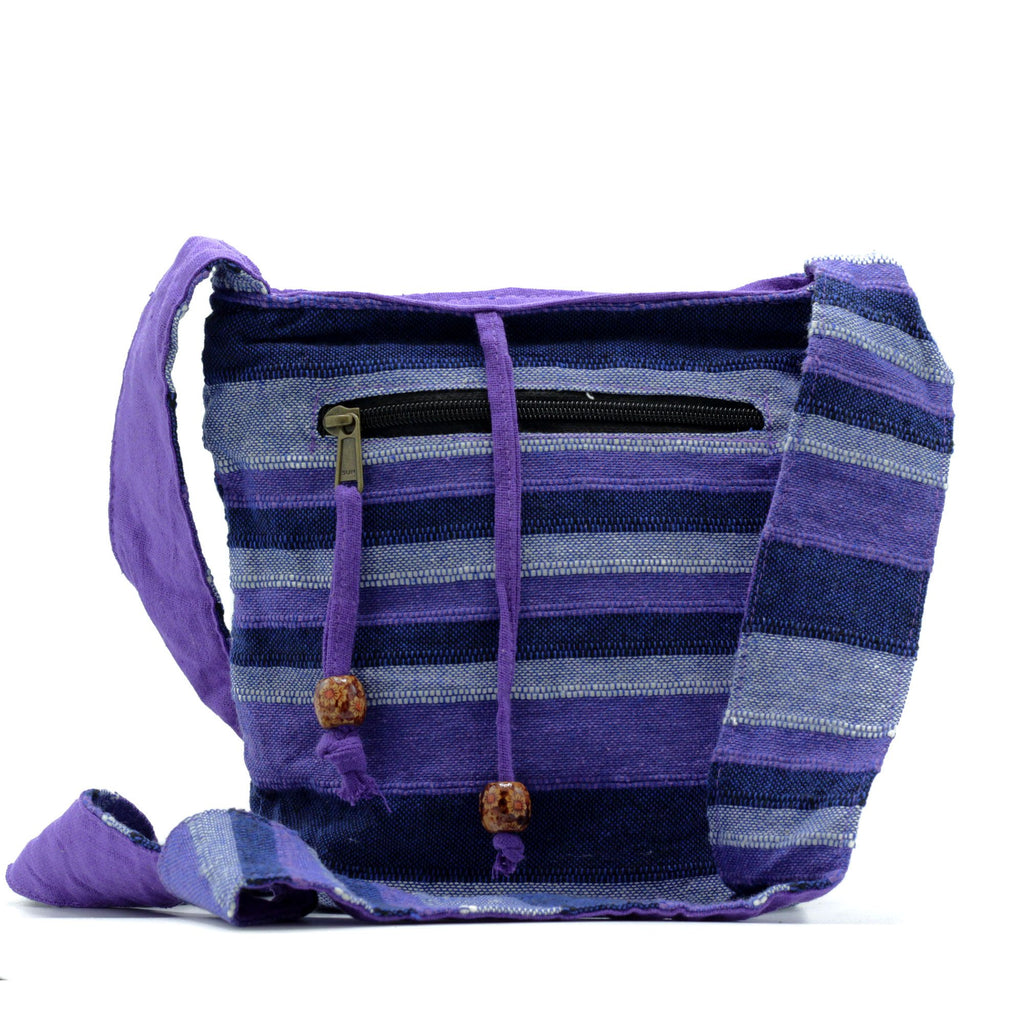 Nepal Sling Bag - Deep Sea Blues Print – view 2