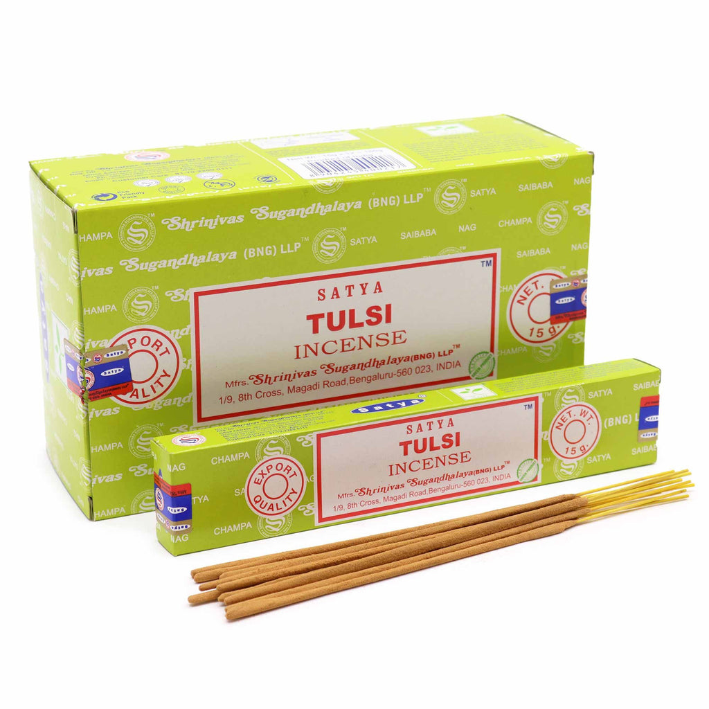 Satya Tulsi Incense Sticks – view 2