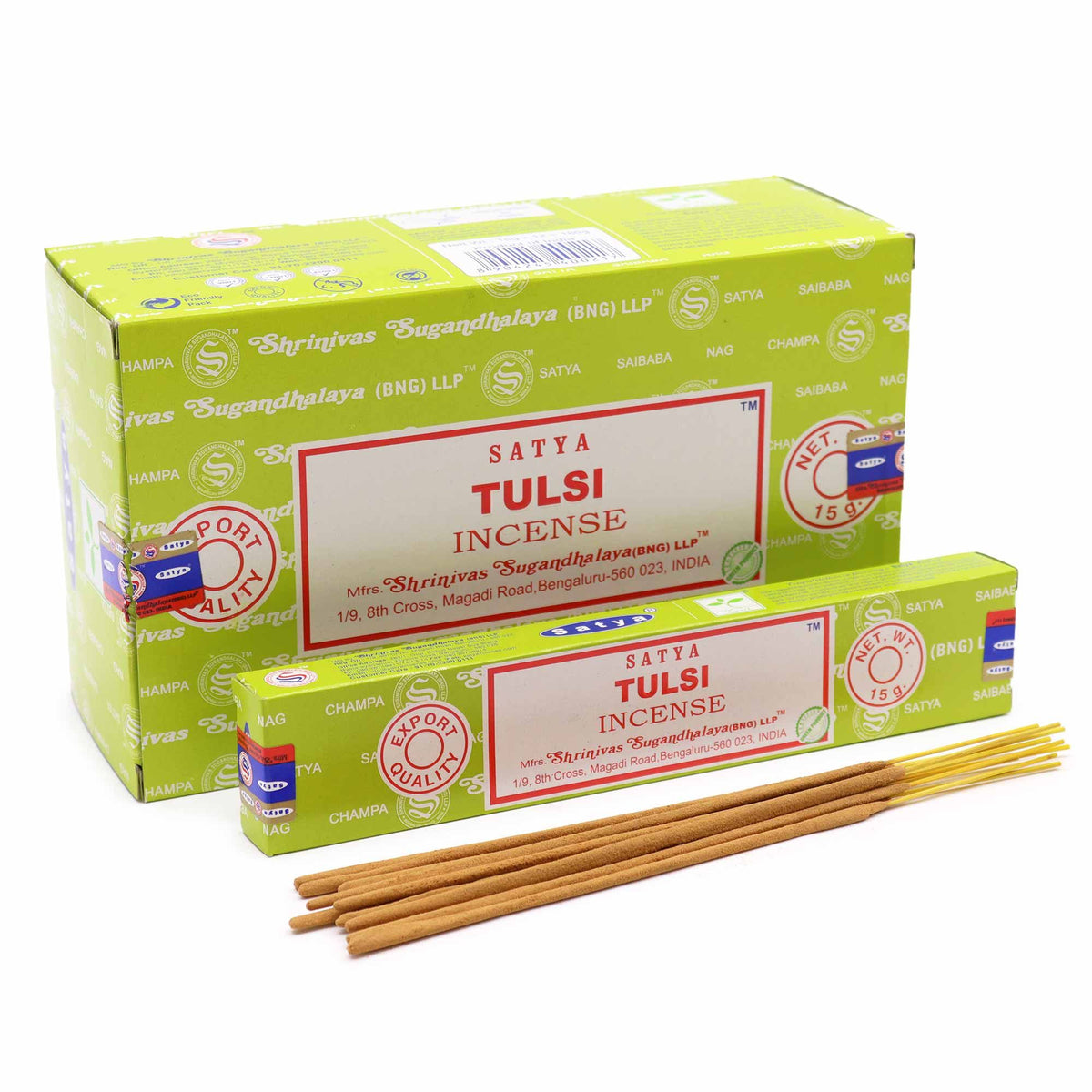 Satya Tulsi Incense Sticks – view 2