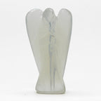 Hand Carved Opalite Gemstone Angel Figure – view 4