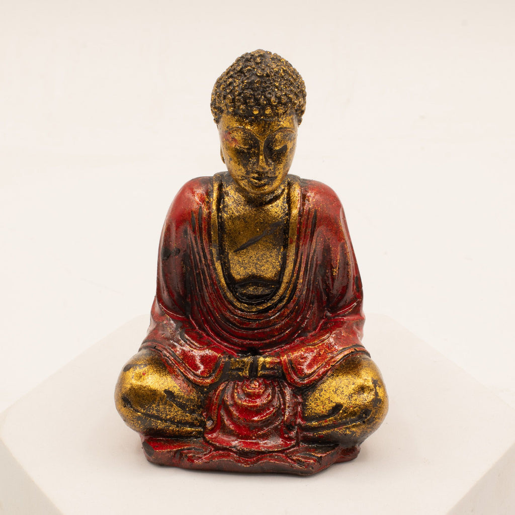 Gold Mini Buddha Statues - Assorted Colours, Set of 6 – view 10