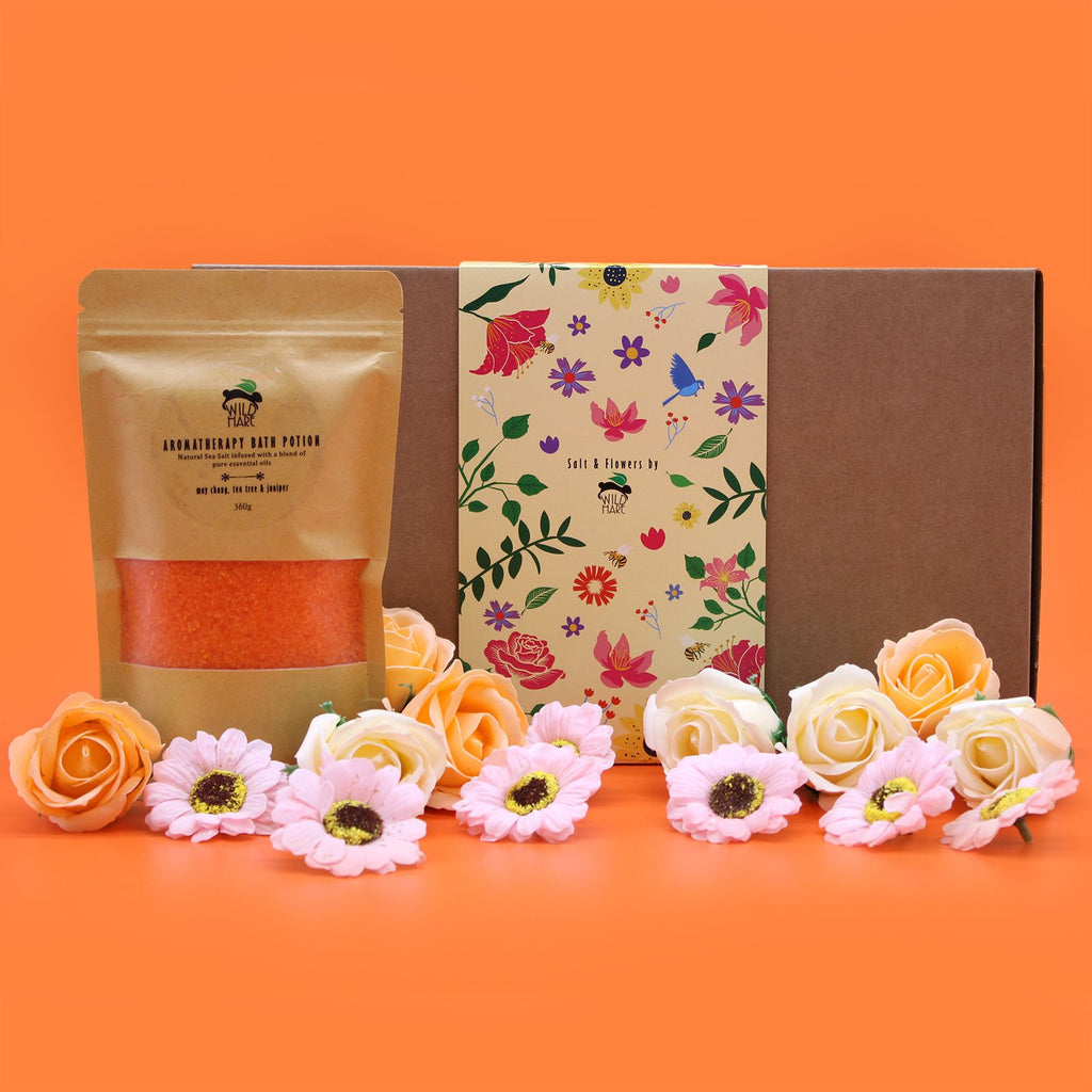 Wild Hare Salt & Flowers Set - Juniper & Tea Tree – view 3