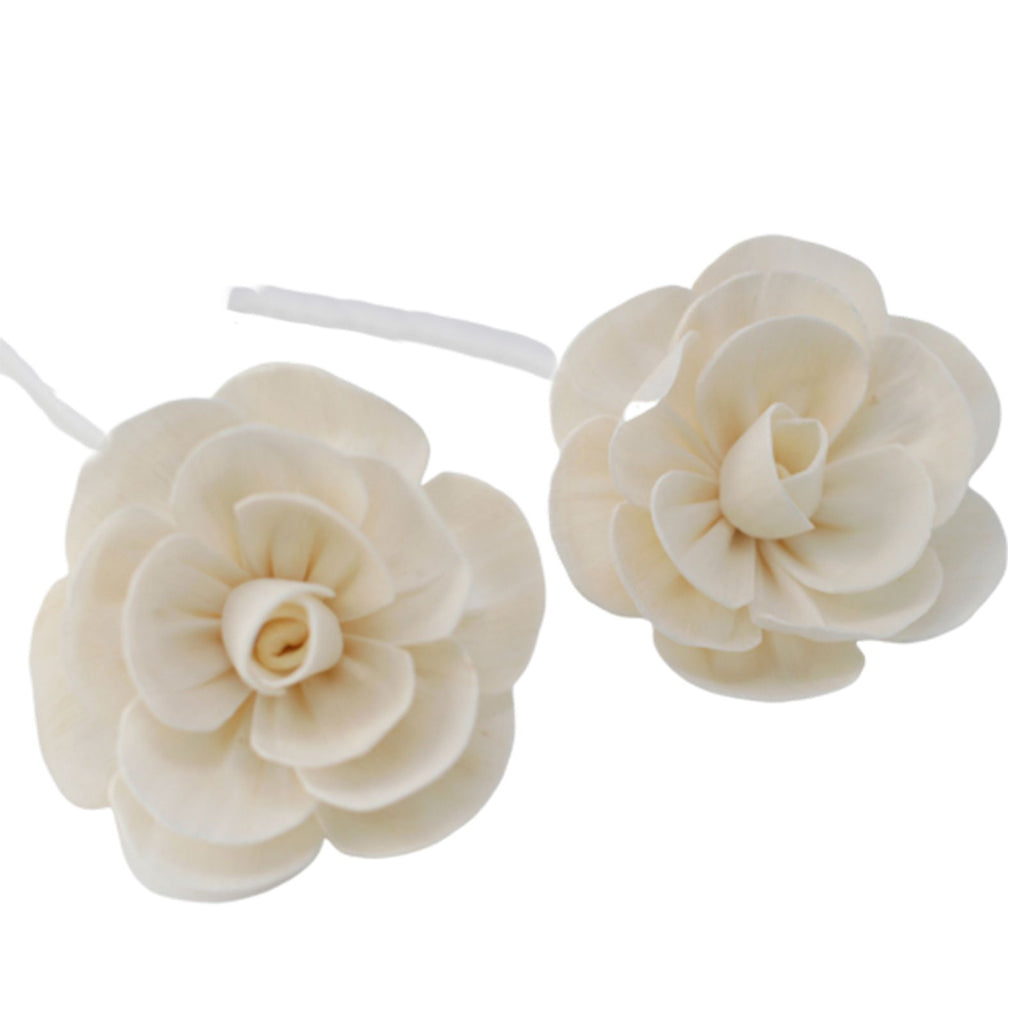 Sola Wood Lotus Diffuser Flowers on String, Large, Set of 4 – view 3