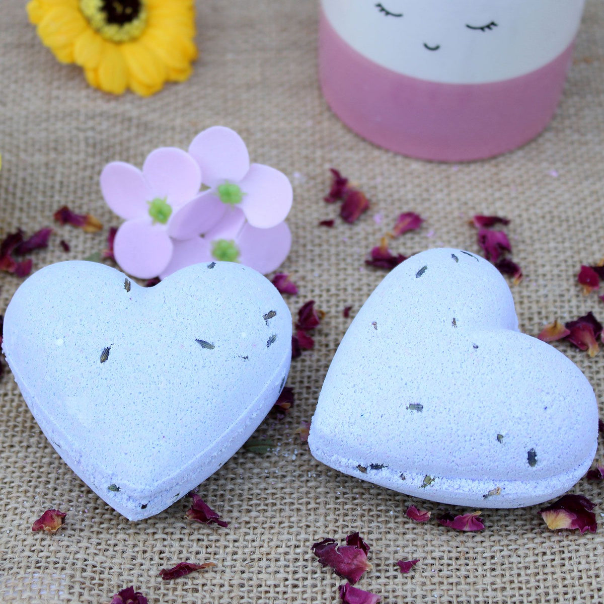Love Heart Bath Bomb 70g - French Lavender – view 4