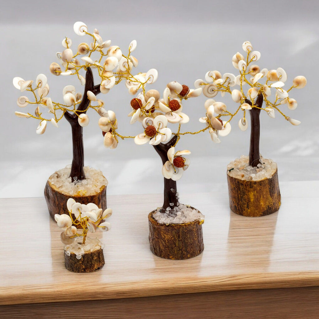 Gomati Chakra Stone Trees, Set of 4 Sizes – view 2