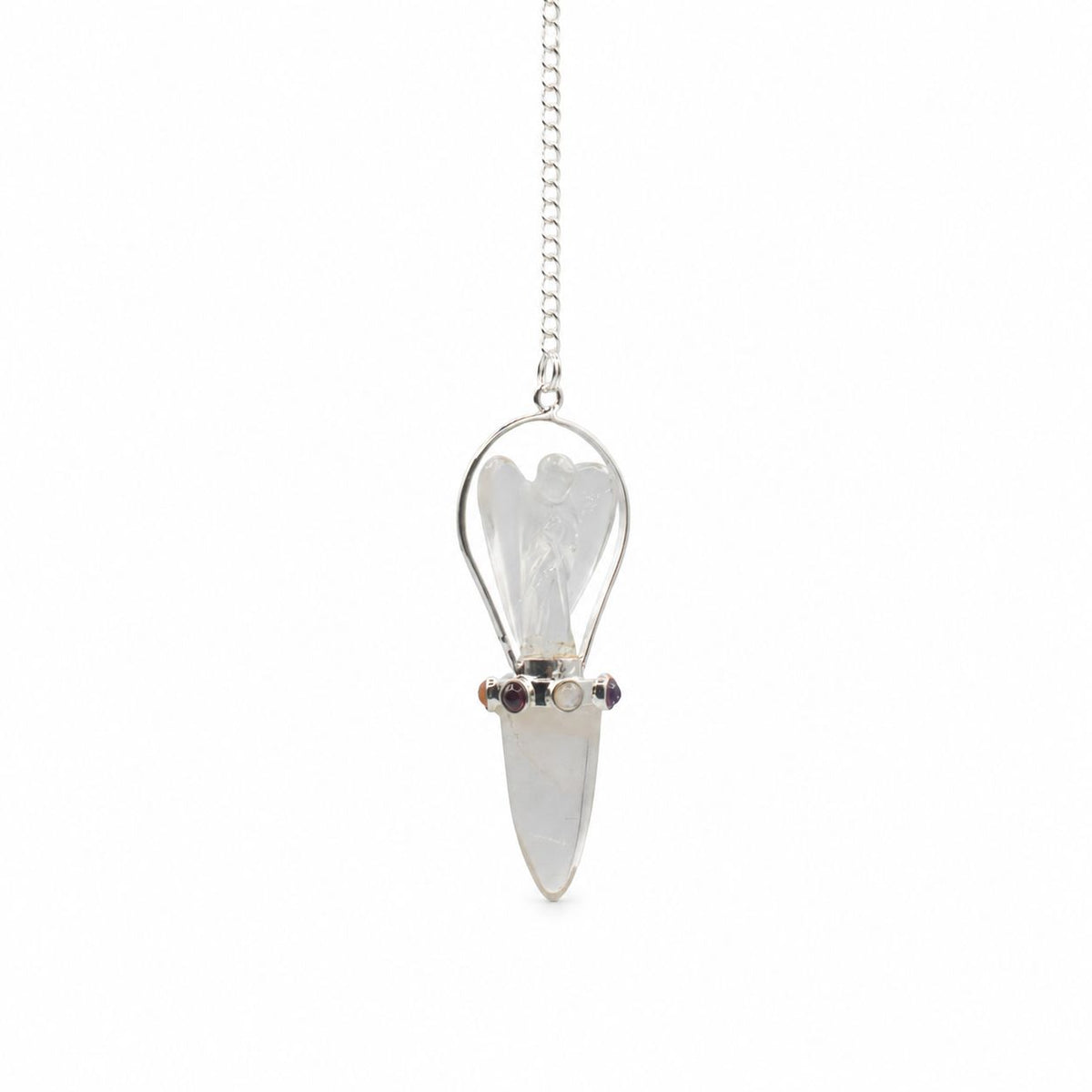 Celestial Guide Angel Pendulum - Clear Quartz – view 2