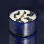 Virgo Zodiac Crystal Candle with Gemstone Bracelet – view 3