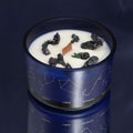 Scorpio Zodiac Crystal Candle with Gemstone Bracelet
