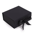 Flat Pack Gift Box Medium Square 20x18.2x8cm Black
