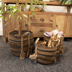 Seagrass Storage Baskets, Natural Brown, Set of 3 – view 7