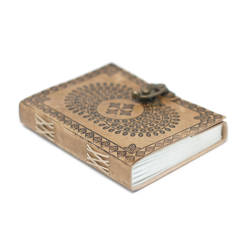 Leather Blue Mandala Notebook – 13x17.5 cm – view 6