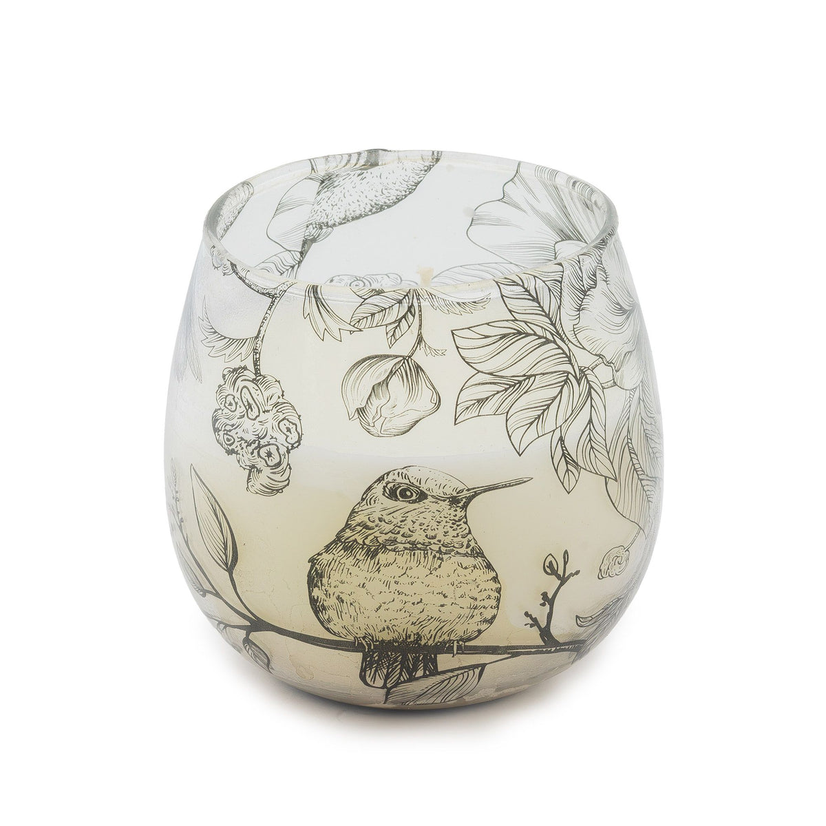 Small Glass Jar Candle - Drawn by Flame