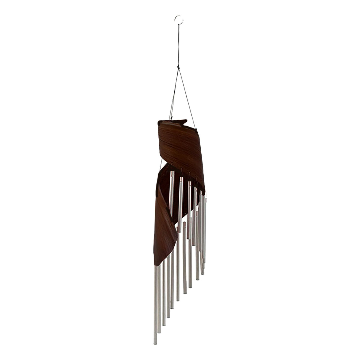 Coconut Leaf Wind Chime - Chocolate, 50 cm – view 5