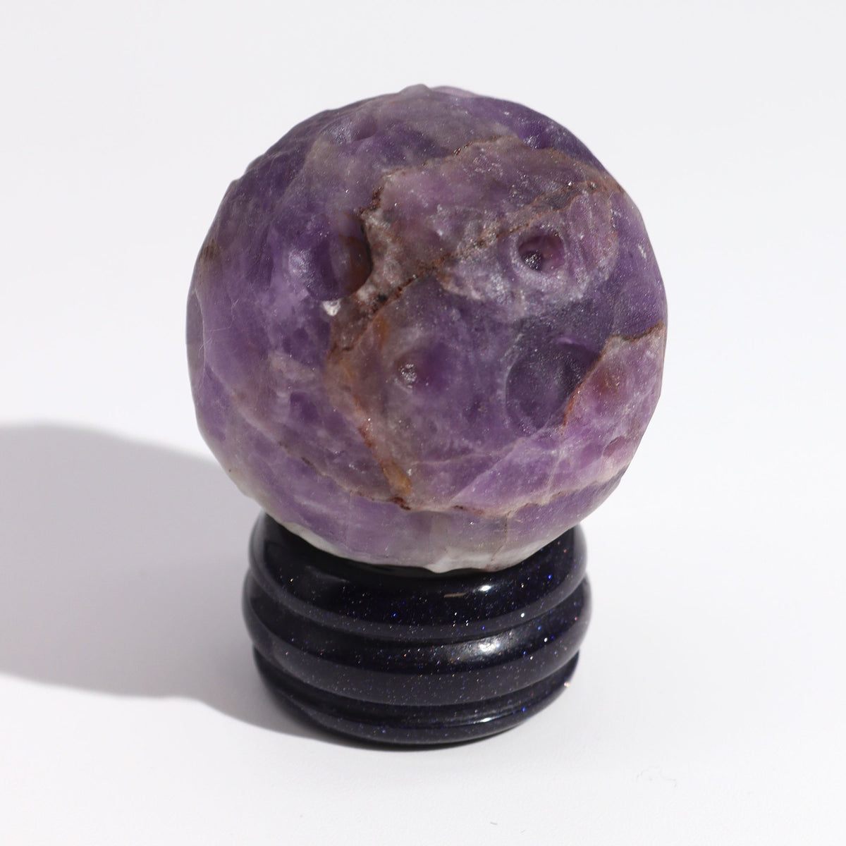 Amethyst Planet on Goldstone Stand - 40mm – view 3