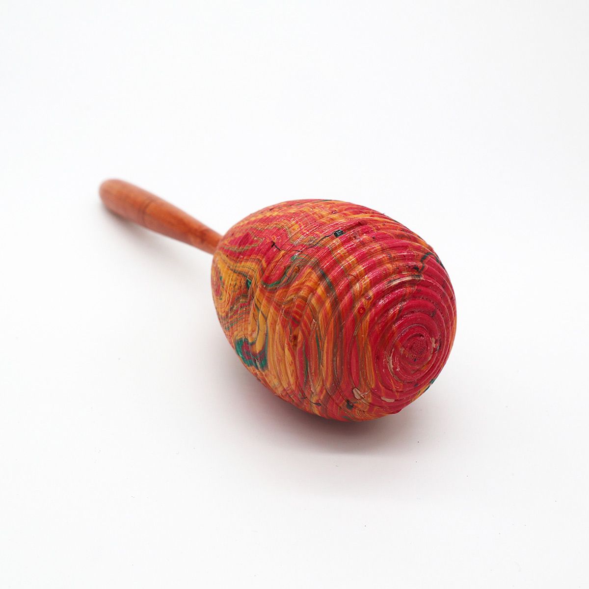 Single Maracas Rattle - Marbled Rattan – view 2