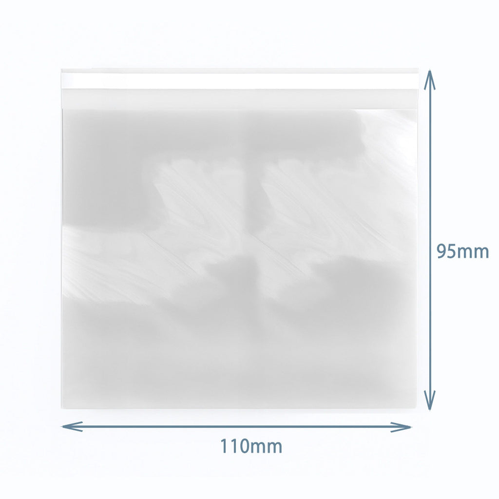 Resealable Poly Bags 110x95mm - Pack of 500 – view 2