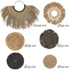 Set of Six Star Motif Wall Art Discs, 70 cm – view 2