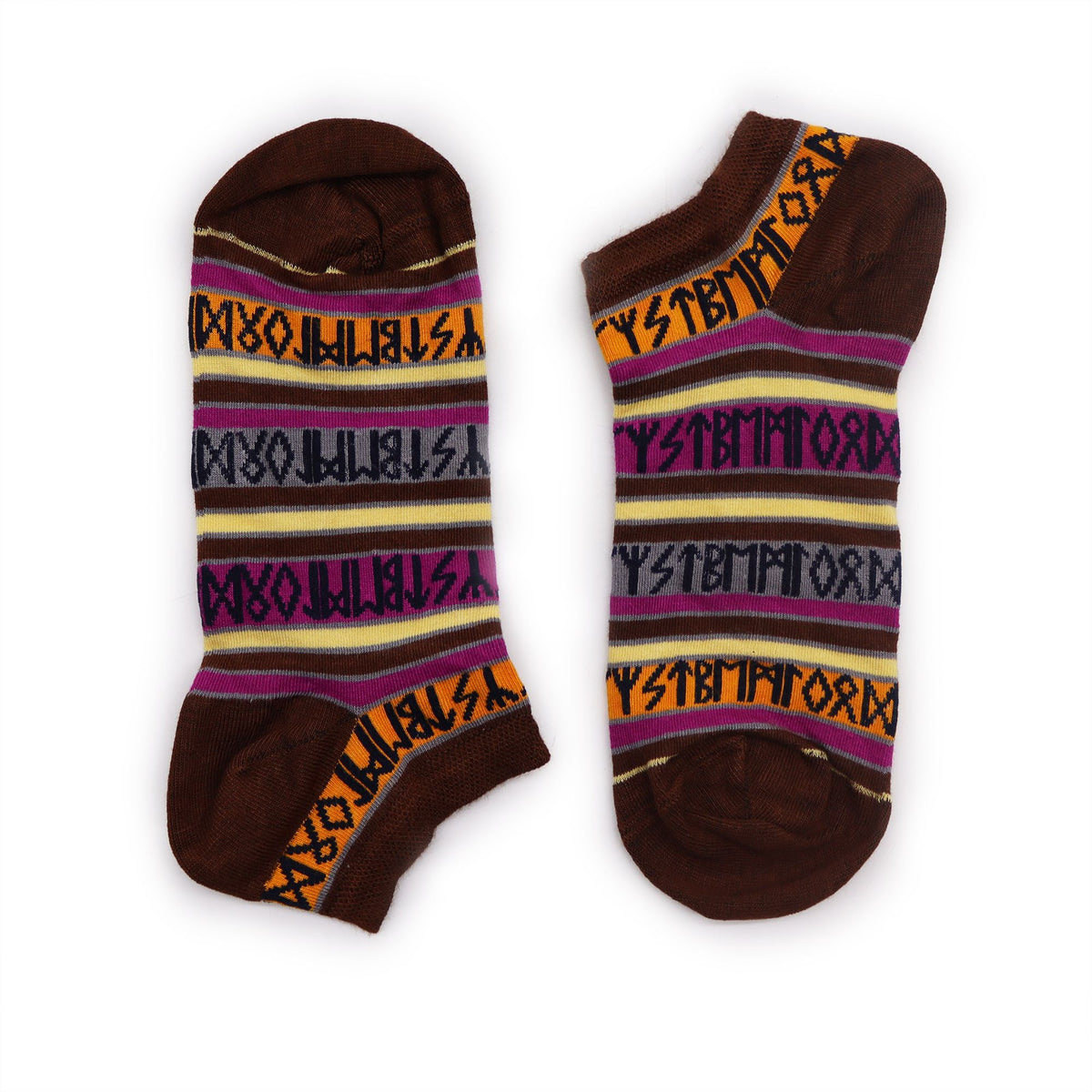 Hop Hare Bamboo Low Socks - Rune Stones – view 4