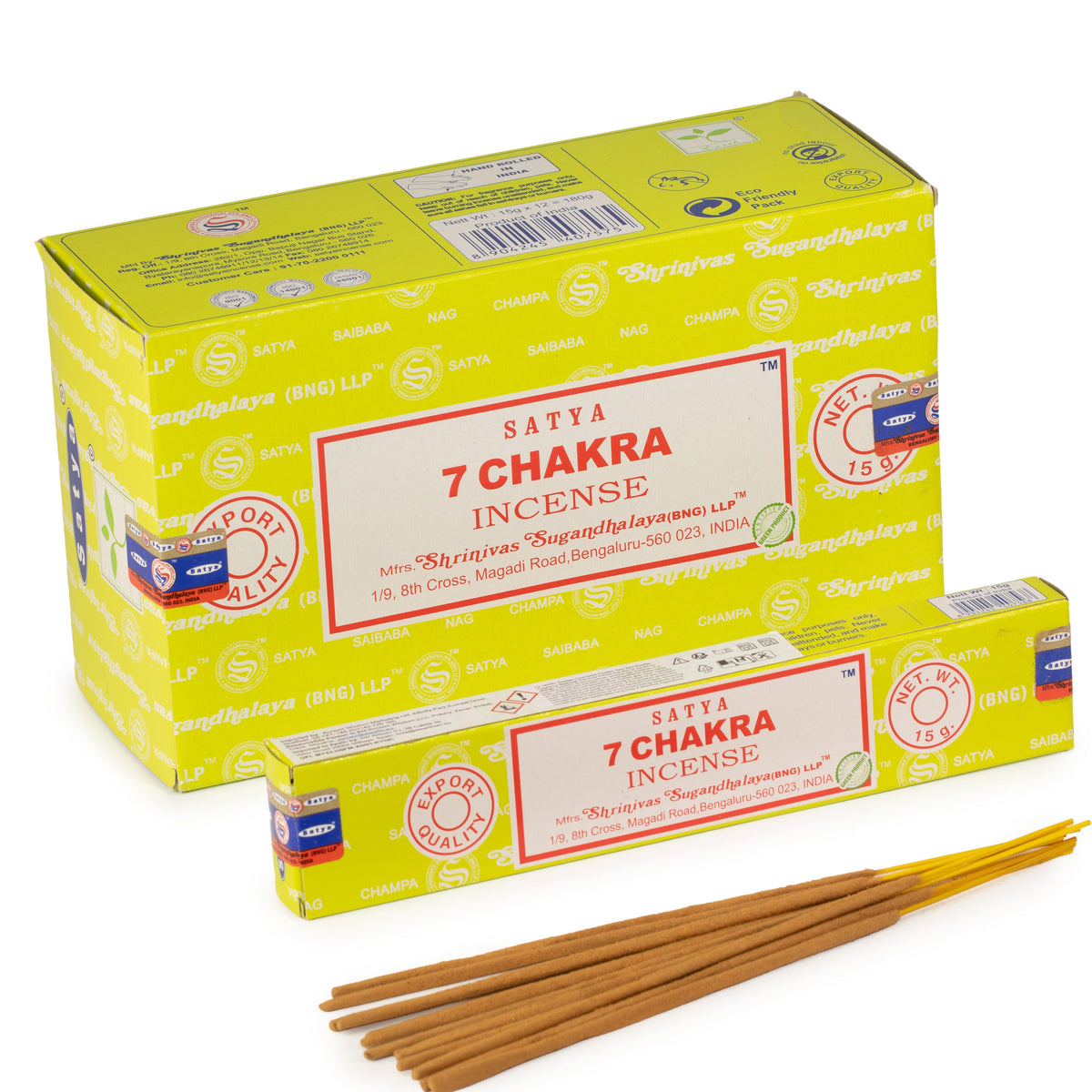 Satya 7 Chakra Incense Sticks