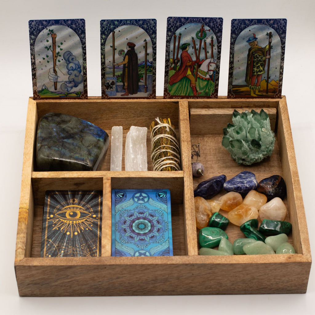 Deluxe Four Section Tarot Box with Card Holder – view 5