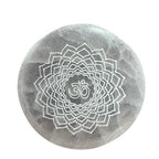 Selenite Chakra Charging Set of 7 Small Plates – view 8