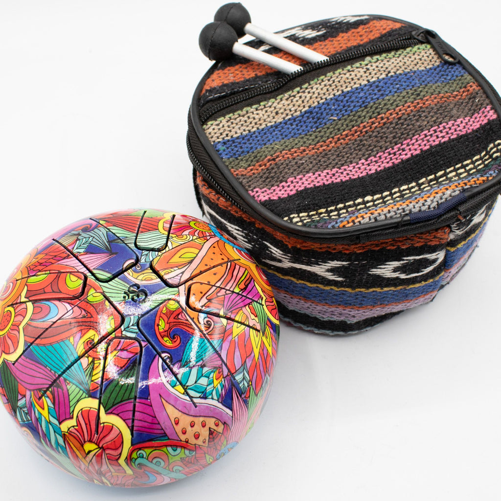 Small Happy Drum Psychedelic Design - 13x9cm – view 2