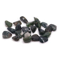 Pack of 24 Large Green Moss Agate Tumble Stones