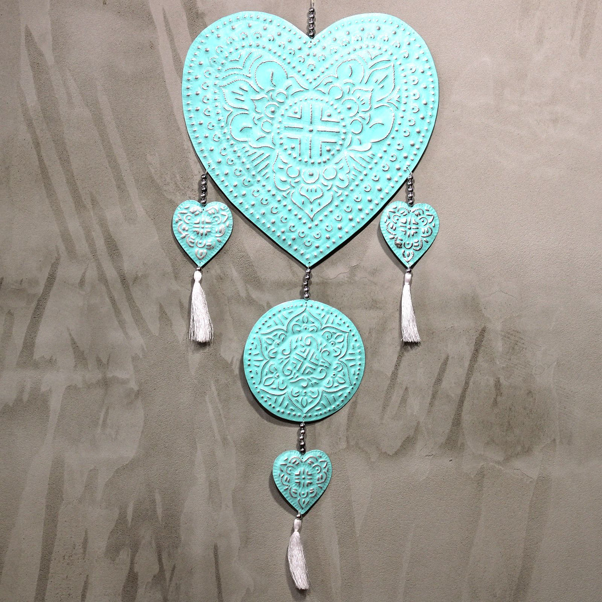 Bali Aluminium Wall Mobile - Hearts – view 12