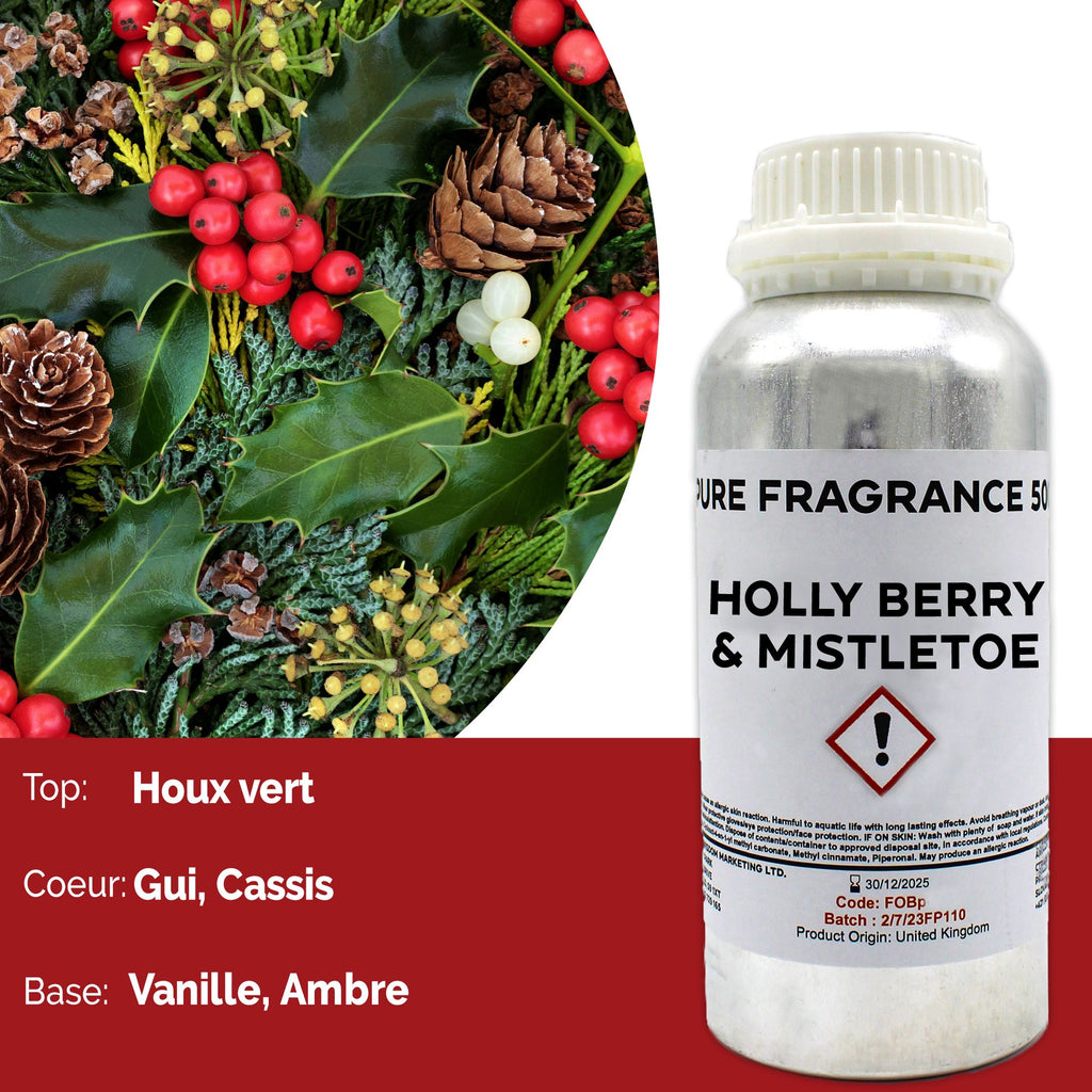 Holly Berry & Mistletoe Pure Fragrance Oil - 500ml – view 7