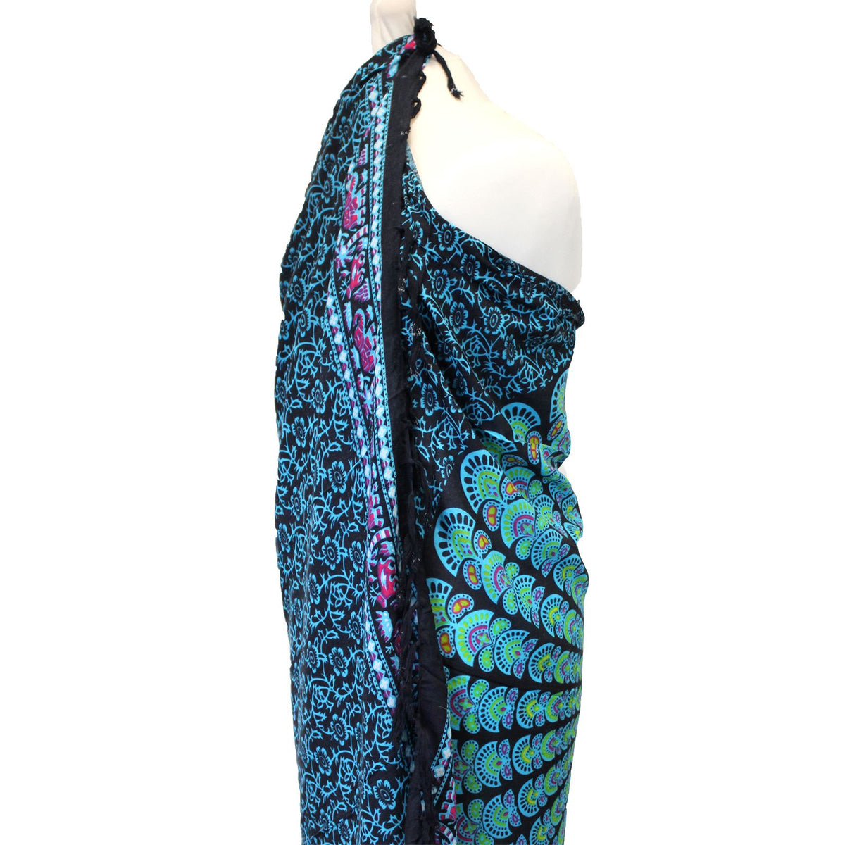 Peacock Mandala Sarong – view 2