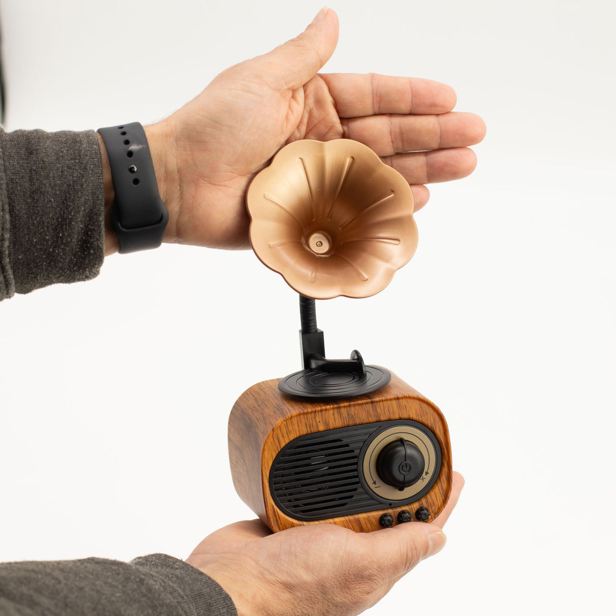Retro Gramophone Bluetooth Speaker & FM Radio – view 4