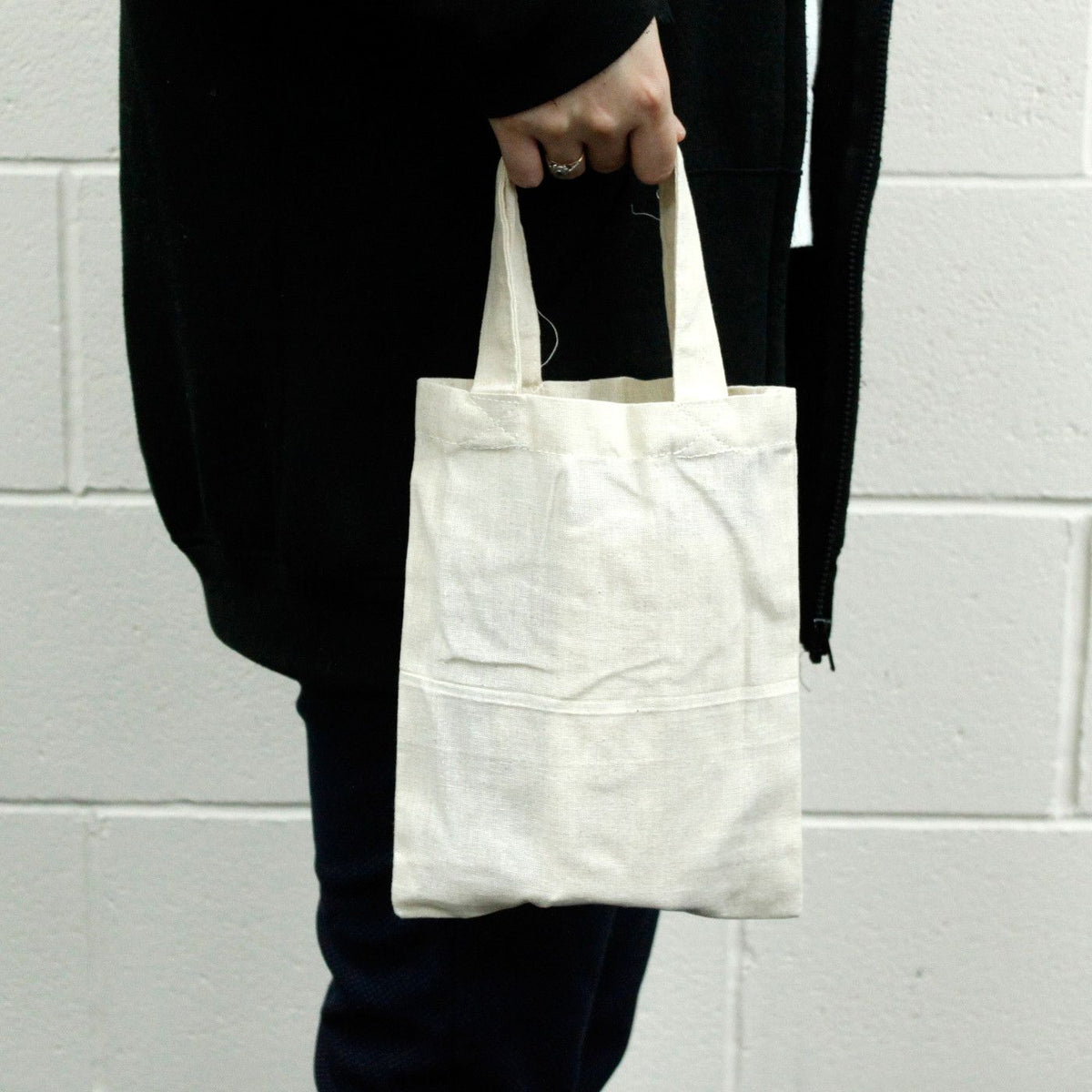 Small Natural Cotton Bag 25x20cm – view 2