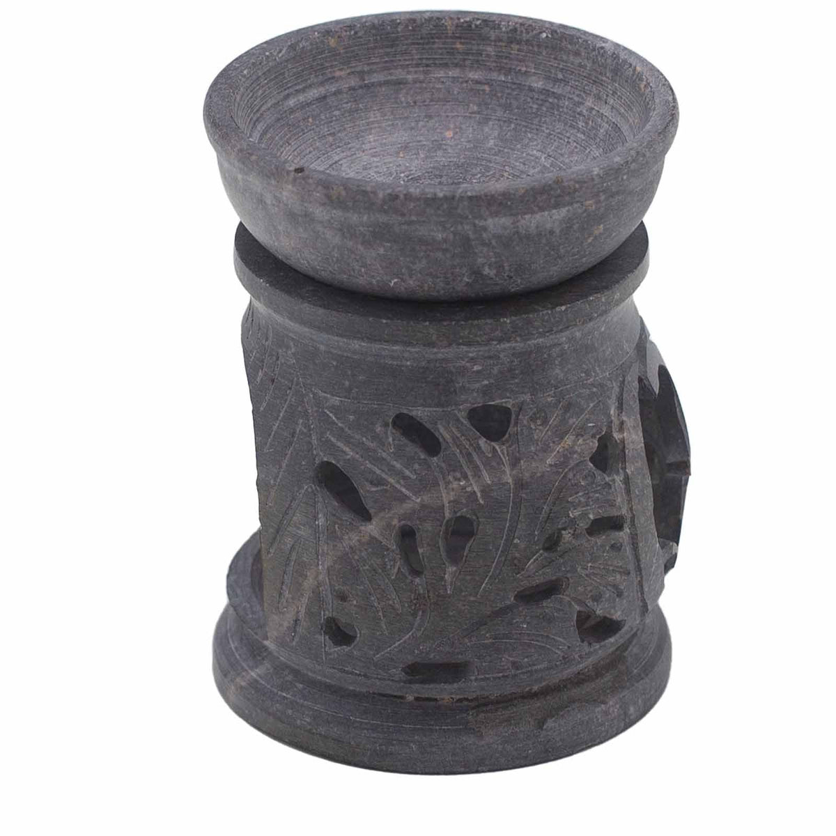Small Soapstone Oil Burner 8cm - Om Symbol – view 2